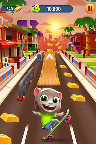 Talking Tom Gold Run汤姆猫跑酷截图3