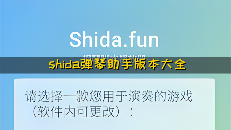 shida弹琴助手