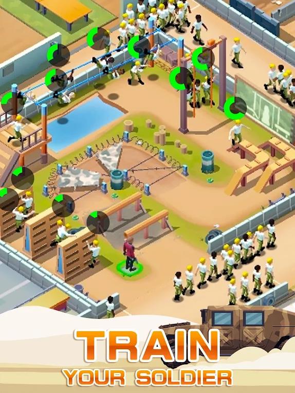 Army Tycoon Idle Base截图3