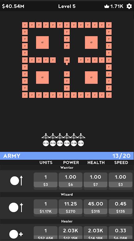 The Army Idle Strategy Game