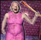 Scary Pink Lady Granny