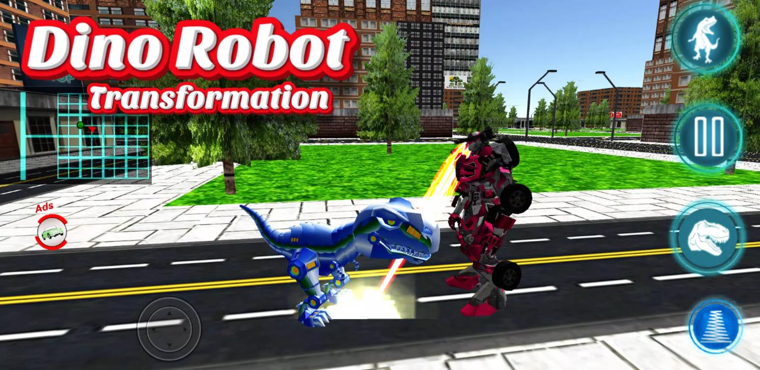 Dino Robot Transformation Game