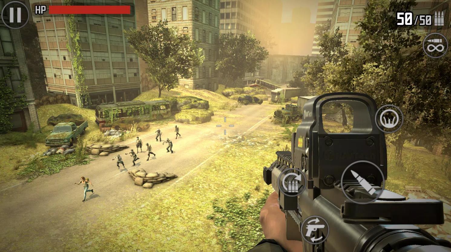 Zombie Sniper War 3 Fire FPS截图2