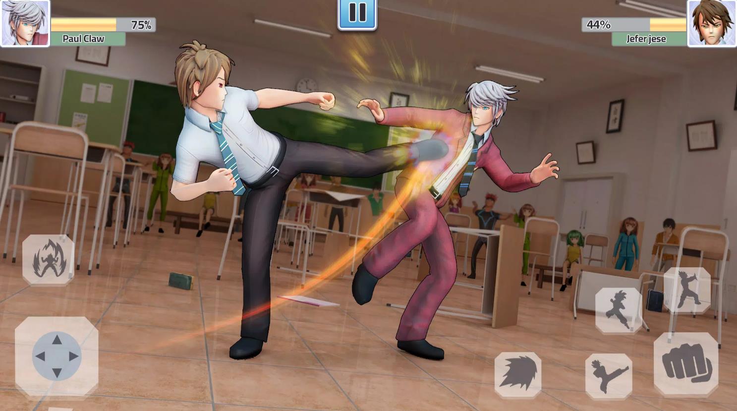 High School Fighting Game截图3