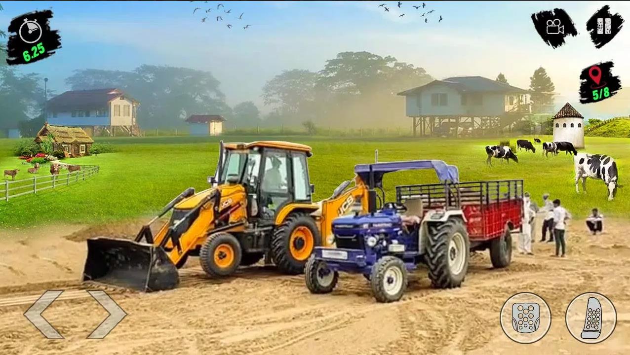 Offroad Tractor Trolly Games