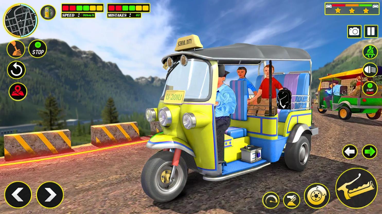 School Auto Rickshaw Simulator截图1