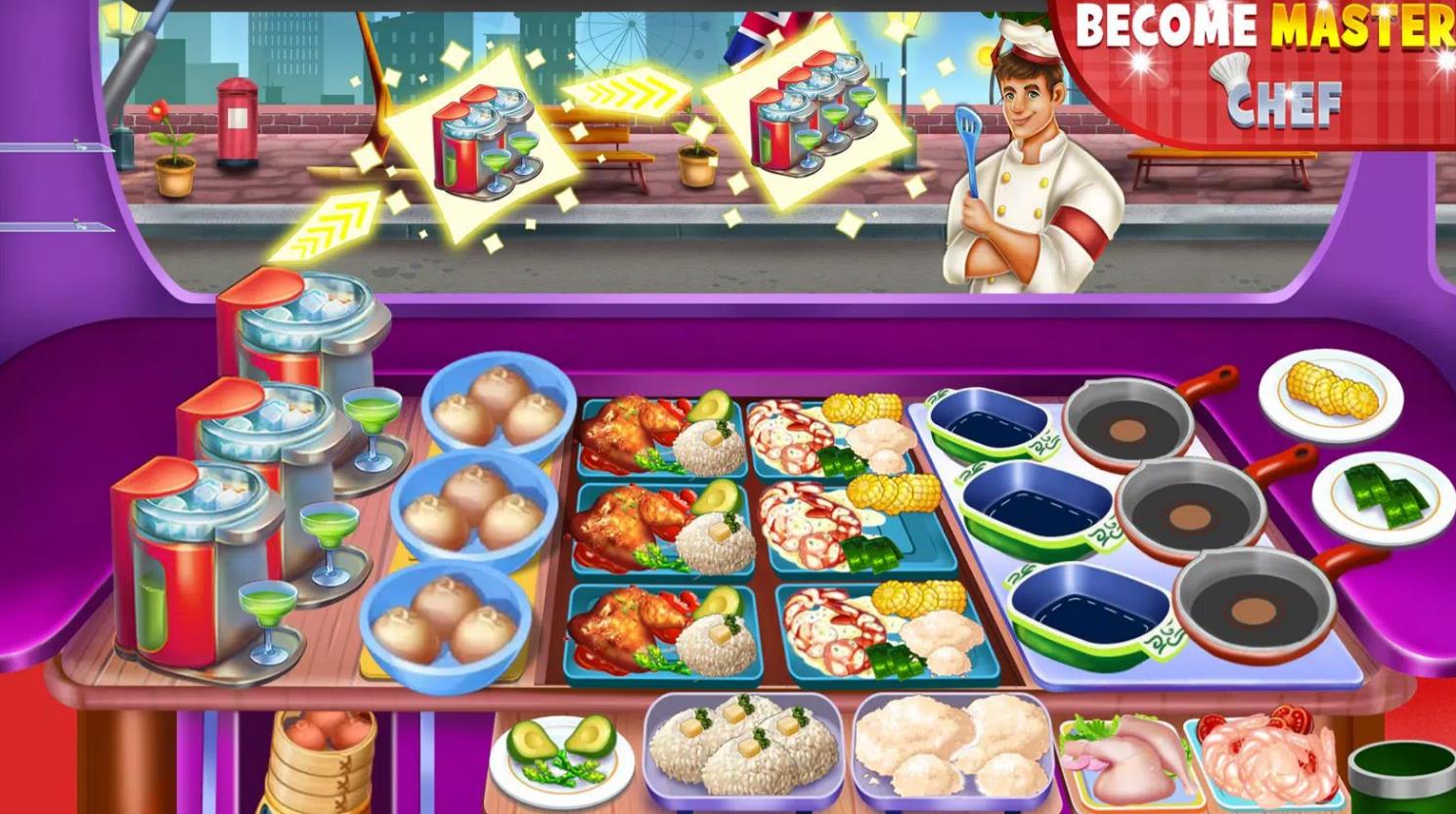 Food truck Empire Cooking Game截图2