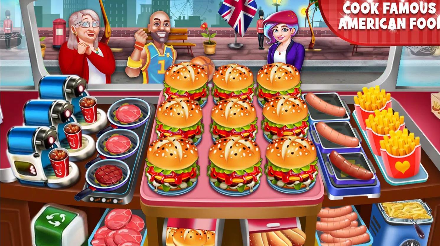 Food truck Empire Cooking Game截图3