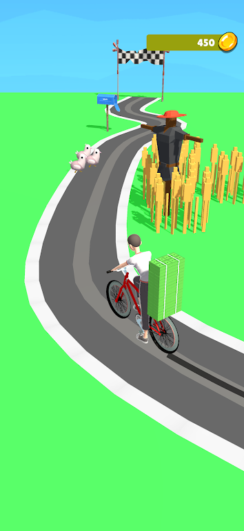 Paperboy scooter game