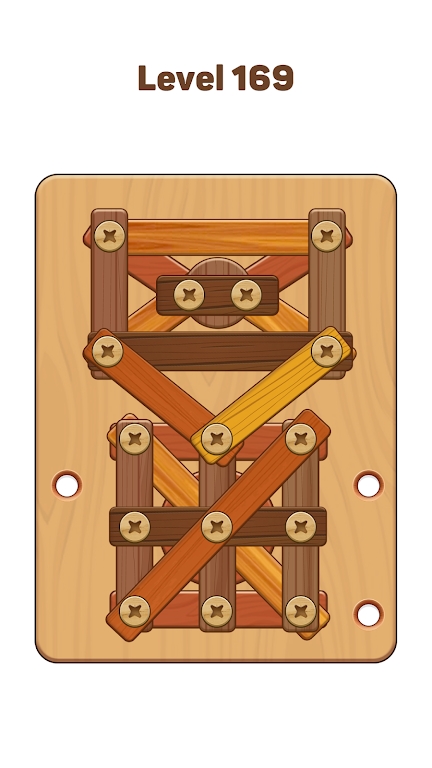 Wood Nuts Bolts Wood Puzzle截图3