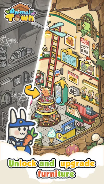 Animal Town Merge Adventure截图1