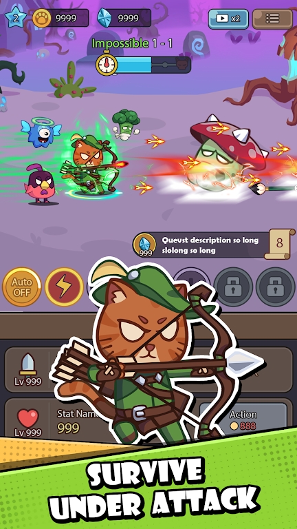 Cat Legend Idle RPG War