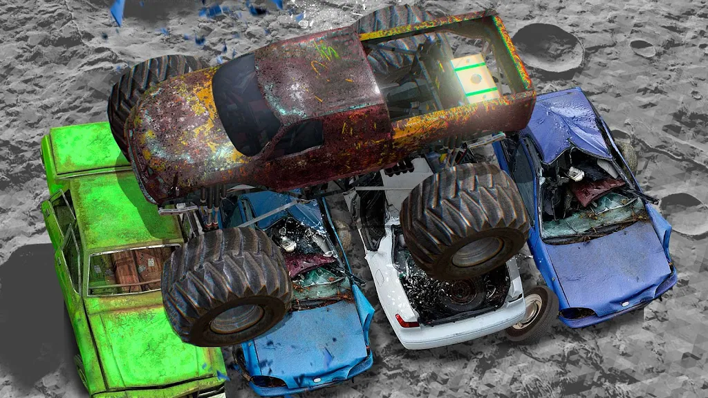 Monster Truck Crash Moon截图1