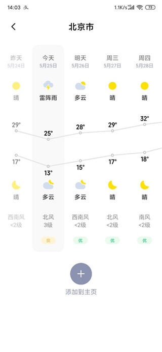 小米天气截图1