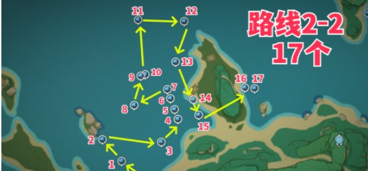 原神海灵芝采集路线