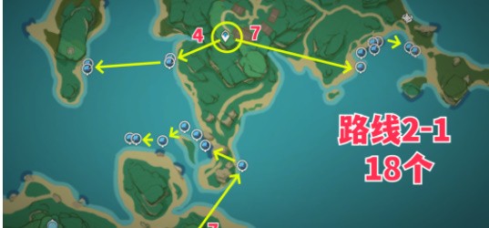 原神海灵芝采集路线