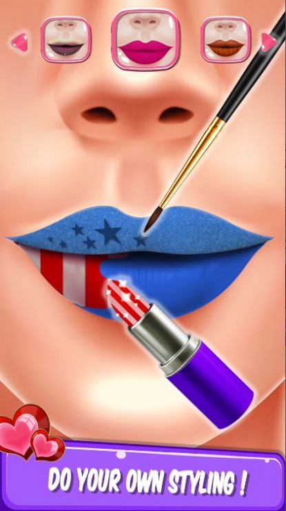 唇艺游戏口红化妆(Lip Art Games: Lipstick Makeup)截图3