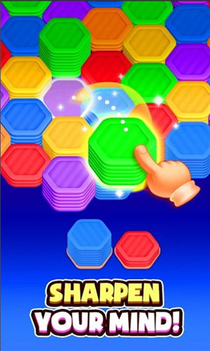 六边形排序颜色益智(Hexa Sort: Color Puzzle Game)2