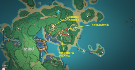 原神鬼兜虫采集路线