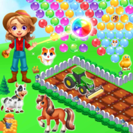 儿童农场宠物泡泡射击(Kids Farm Pets Bubble Shooter)