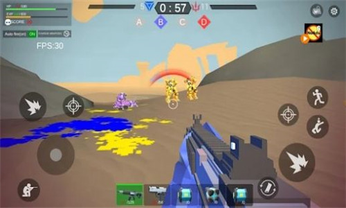 战争前线掌上战争(Pixel Shoot Combat Fps Game)截图2