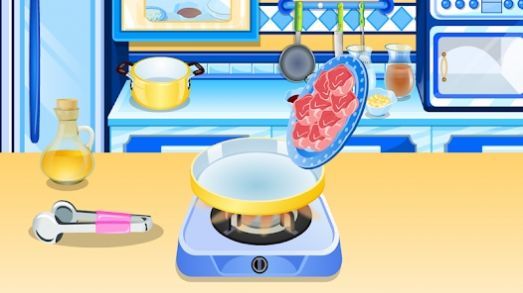 烹饪游戏肉类生产商(Cooking Games Meat maker)截图1