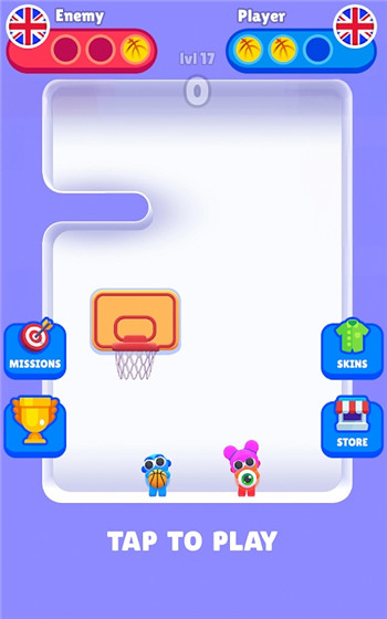 篮子战争重力投篮(Basket War: Gravity Shot)截图2