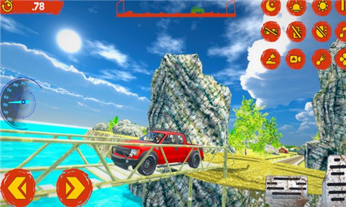 越野怪物卡车特技(Offroad MonsterTruck Stunt Car)截图3