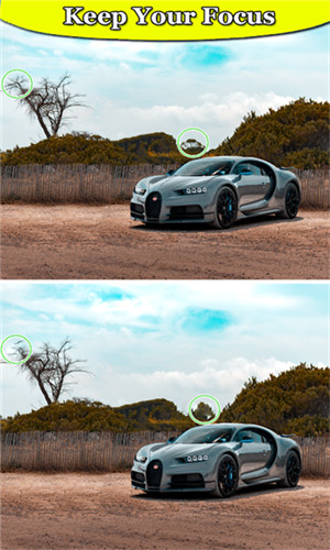 找到图案车辆不同(Bucatti Chiron Find Difference)截图3