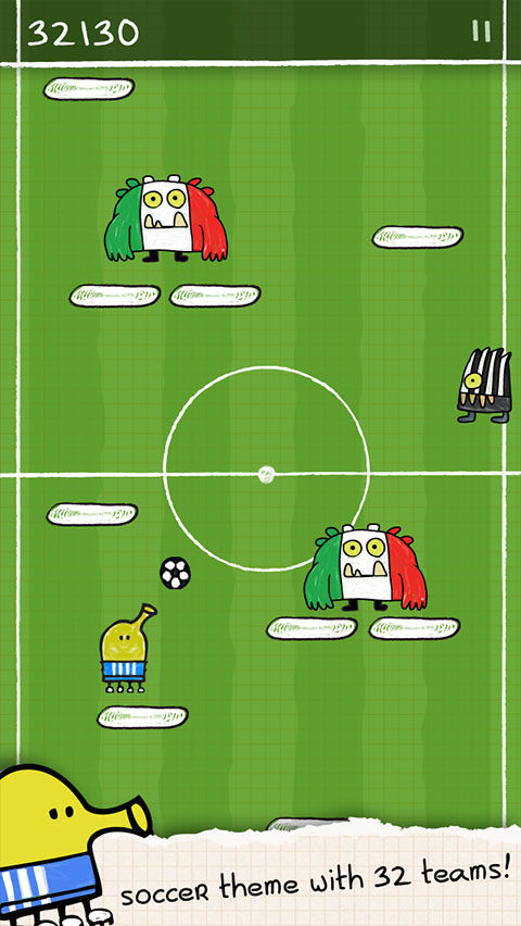 涂鸦跳跃(DoodleJump)截图1