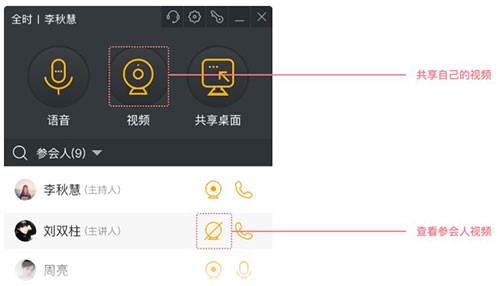 全时云会议app使用方法2