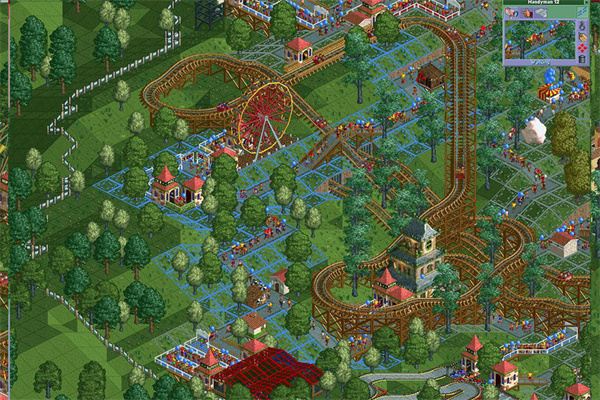 过山车大亨4(RollerCoaster Tycoon)截图2