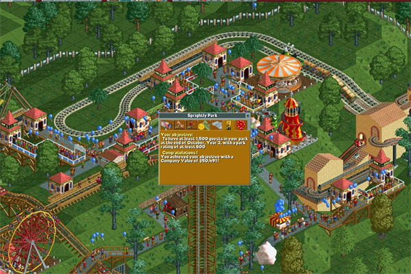 过山车大亨4(RollerCoaster Tycoon)截图5