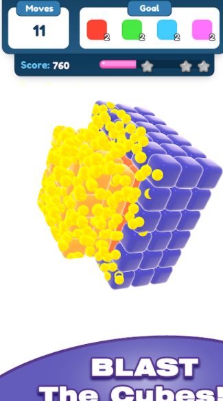 立方体匹配爆破3D