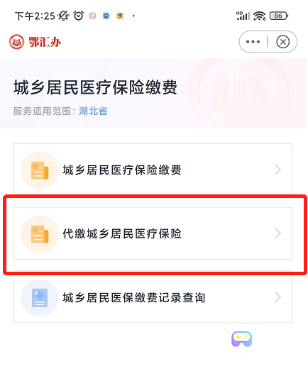 鄂汇办医保缴费