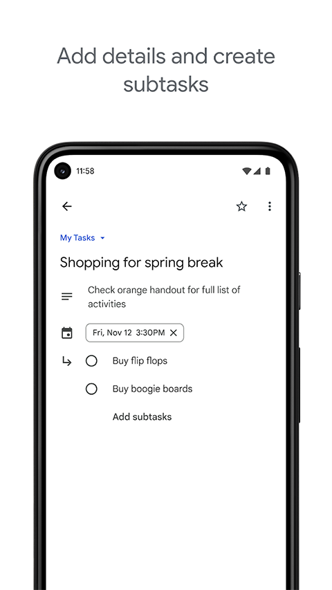 Google Tasks手机版