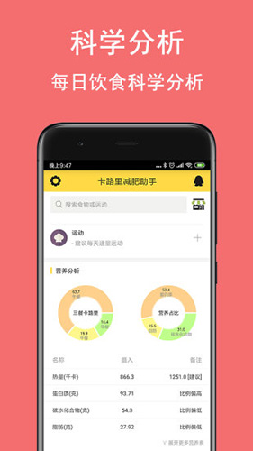 卡路里减肥助手app