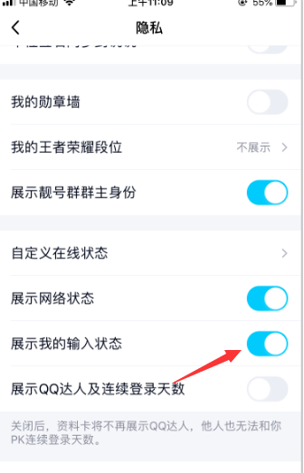 QQ怎么不显示自己的输入状态