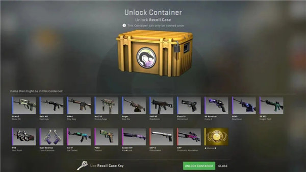 csgo全部箱子掉落概率一览