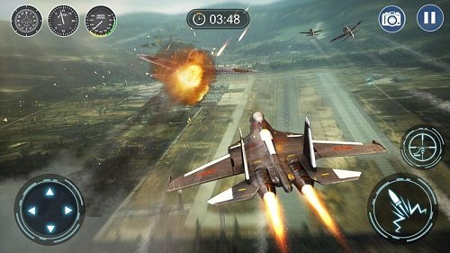 空中战争之雷霆射击中文版截图1